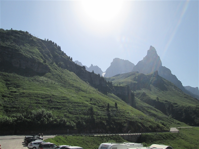 Vista del cimon della pala da passo Rolle.